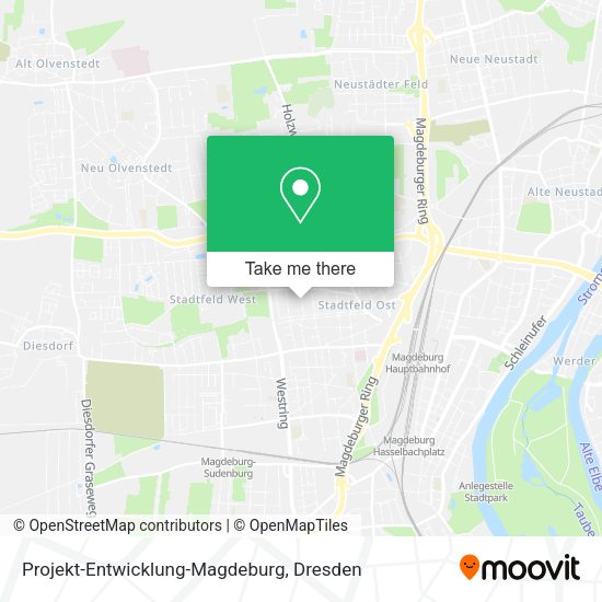 Карта Projekt-Entwicklung-Magdeburg