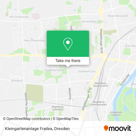 Карта Kleingartenanlage Frailea