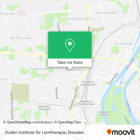 Карта Duden Institute für Lerntherapie