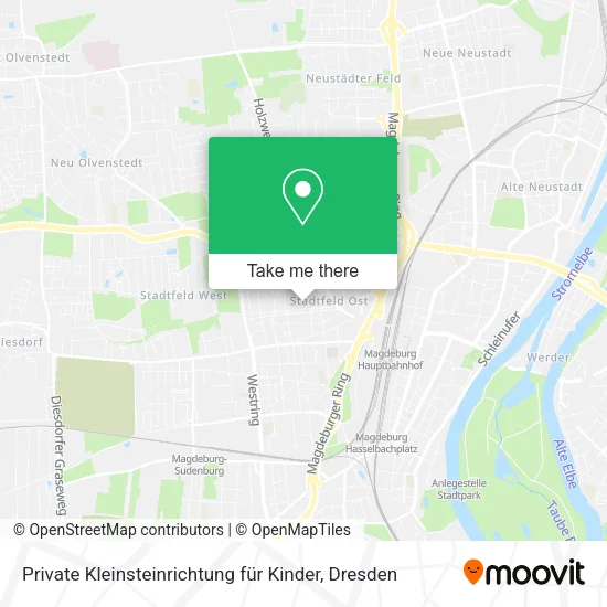 Карта Private Kleinsteinrichtung für Kinder
