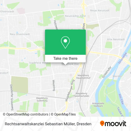 Карта Rechtsanwaltskanzlei Sebastian Müller