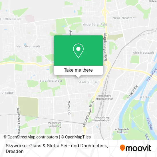 Карта Skyworker Glass & Slotta Seil- und Dachtechnik