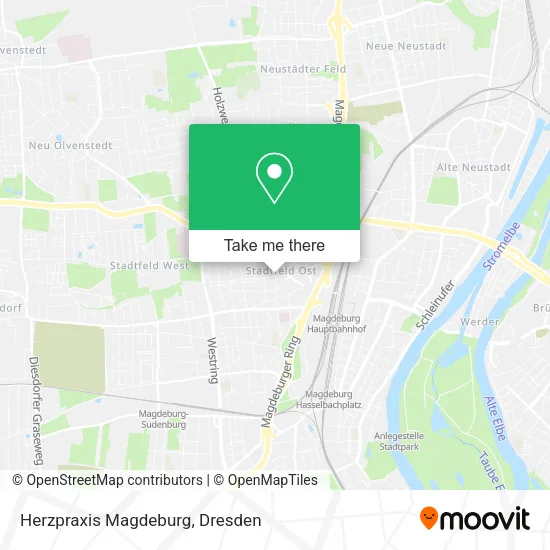 Карта Herzpraxis Magdeburg