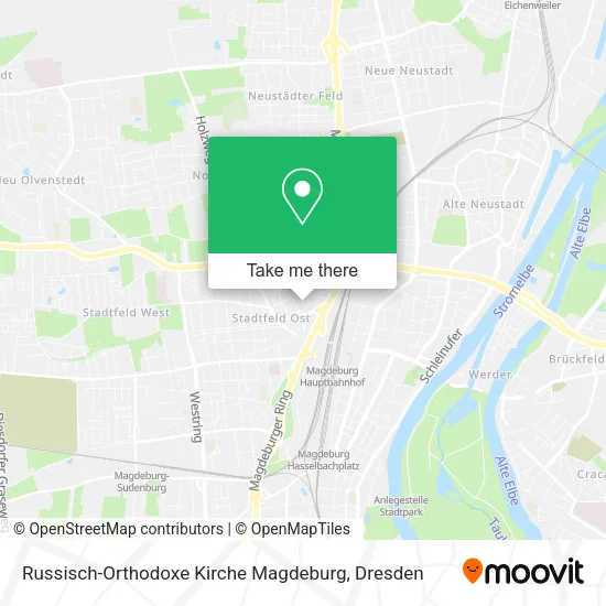 Карта Russisch-Orthodoxe Kirche Magdeburg