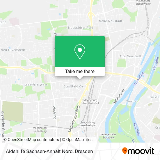 Карта Aidshilfe Sachsen-Anhalt Nord