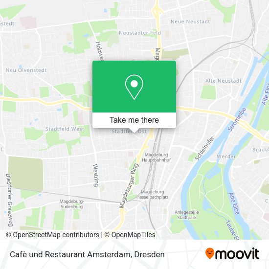 Карта Cafè und Restaurant Amsterdam