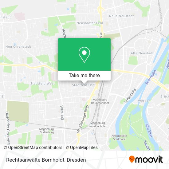 Карта Rechtsanwälte Bornholdt