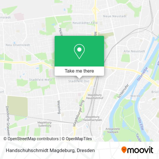 Карта Handschuhschmidt Magdeburg