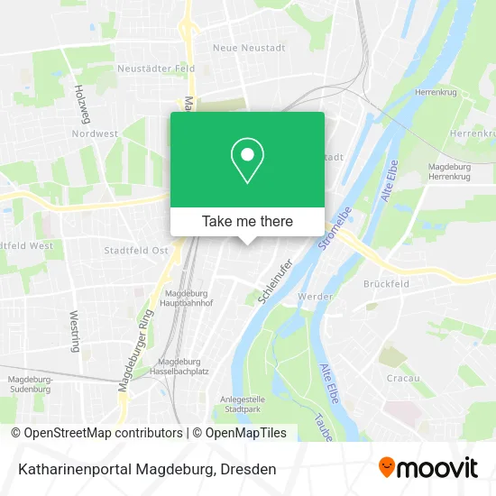Карта Katharinenportal Magdeburg
