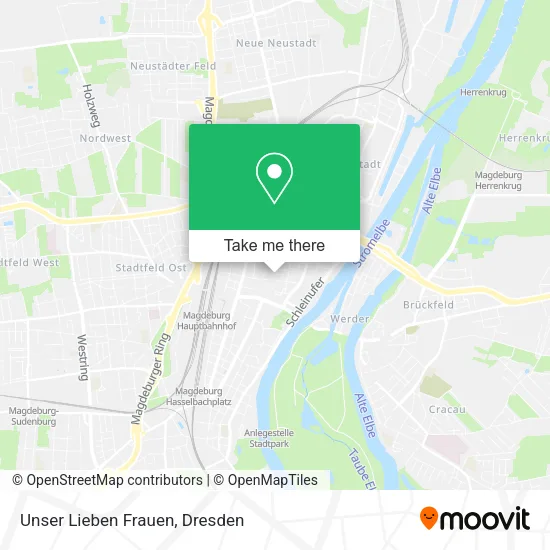 Карта Unser Lieben Frauen