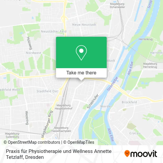 Карта Praxis für Physiotherapie und Wellness Annette Tetzlaff