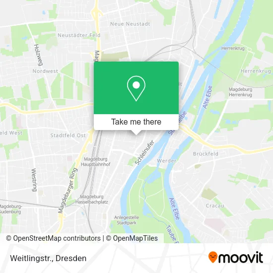Карта Weitlingstr.
