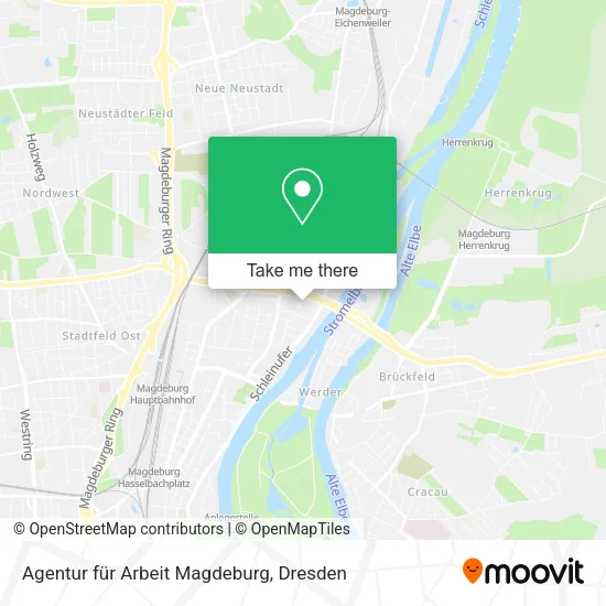 Agentur für Arbeit Magdeburg map
