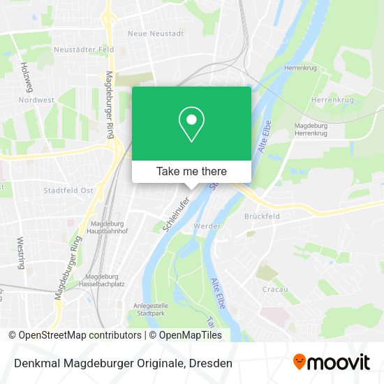 Карта Denkmal Magdeburger Originale