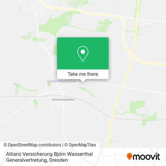 Карта Allianz Versicherung Björn Wasserthal Generalvertretung