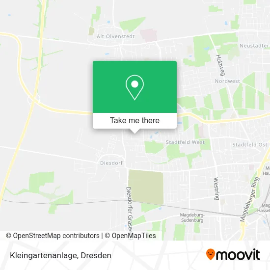 Карта Kleingartenanlage