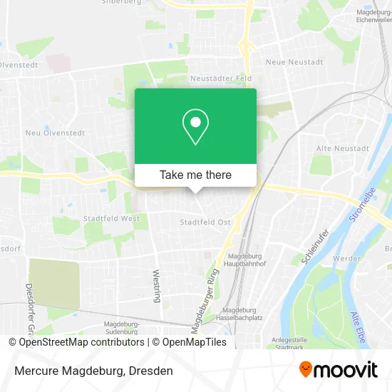 Карта Mercure Magdeburg