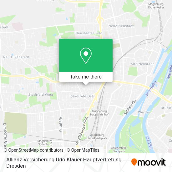 Карта Allianz Versicherung Udo Klauer Hauptvertretung