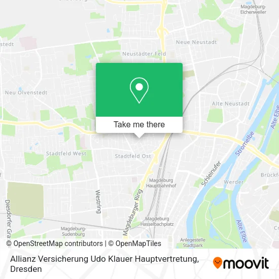 Карта Allianz Versicherung Udo Klauer Hauptvertretung