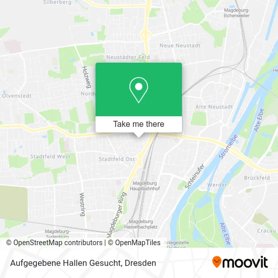 Карта Aufgegebene Hallen Gesucht