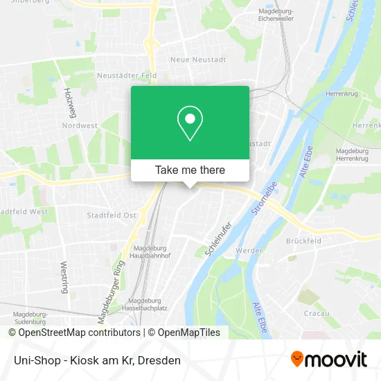 Карта Uni-Shop - Kiosk am Kr