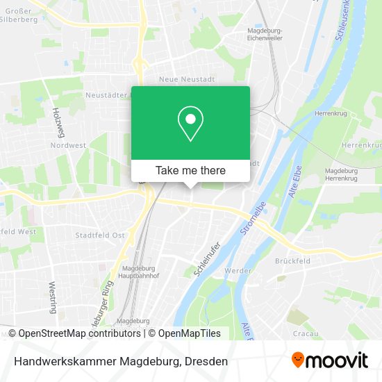 Карта Handwerkskammer Magdeburg