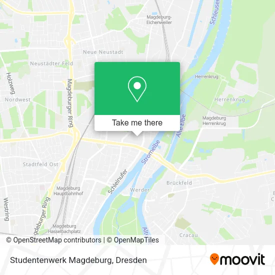 Карта Studentenwerk Magdeburg