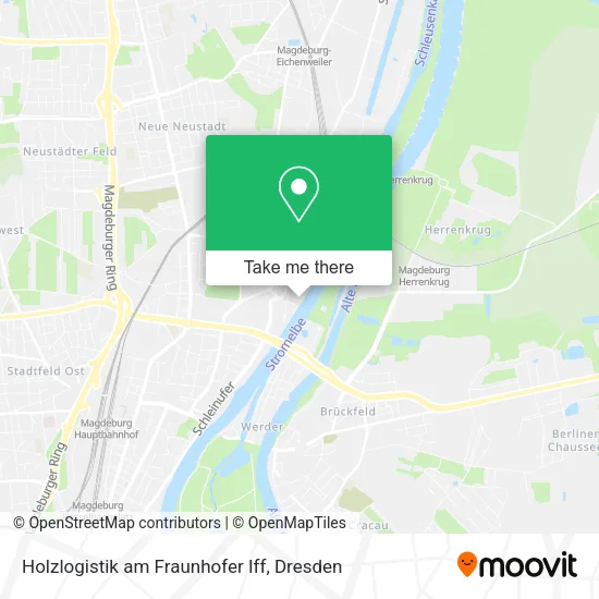 Карта Holzlogistik am Fraunhofer Iff
