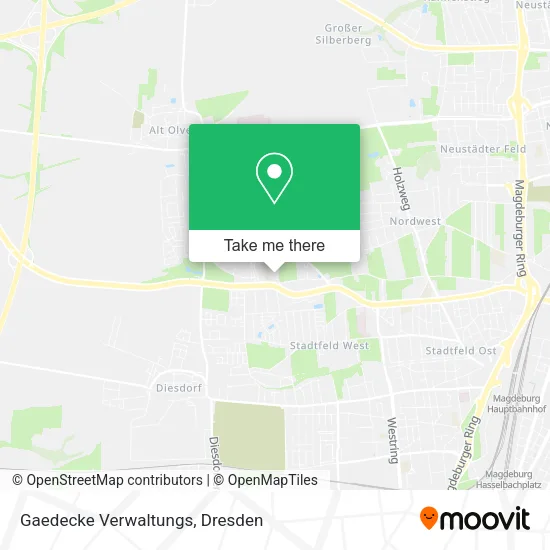Карта Gaedecke Verwaltungs