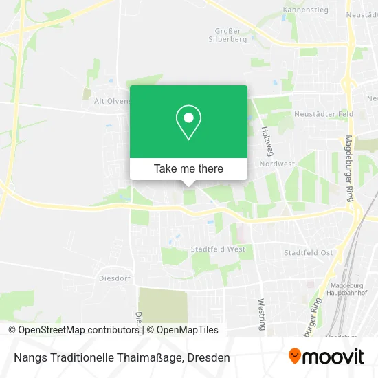 Карта Nangs Traditionelle Thaimaßage
