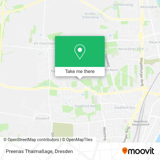 Карта Preenas Thaimaßage