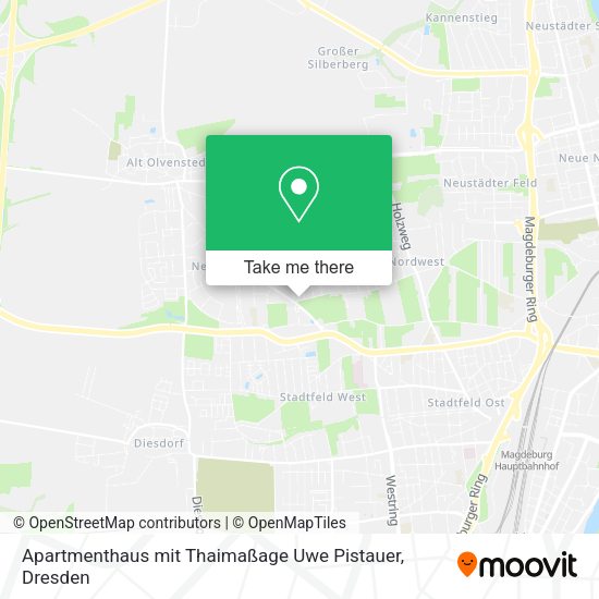 Карта Apartmenthaus mit Thaimaßage Uwe Pistauer