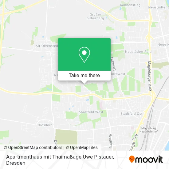 Карта Apartmenthaus mit Thaimaßage Uwe Pistauer