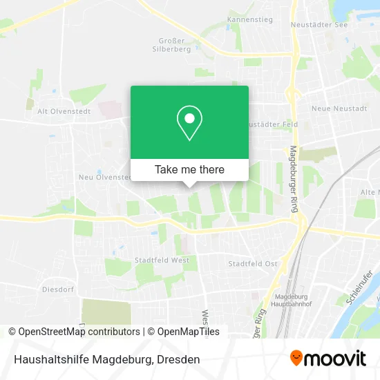 Карта Haushaltshilfe Magdeburg