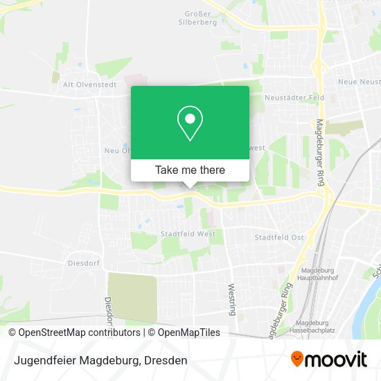 Карта Jugendfeier Magdeburg
