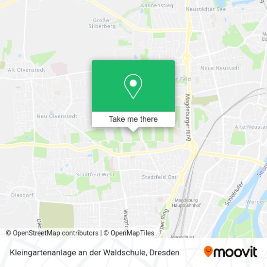 Карта Kleingartenanlage an der Waldschule