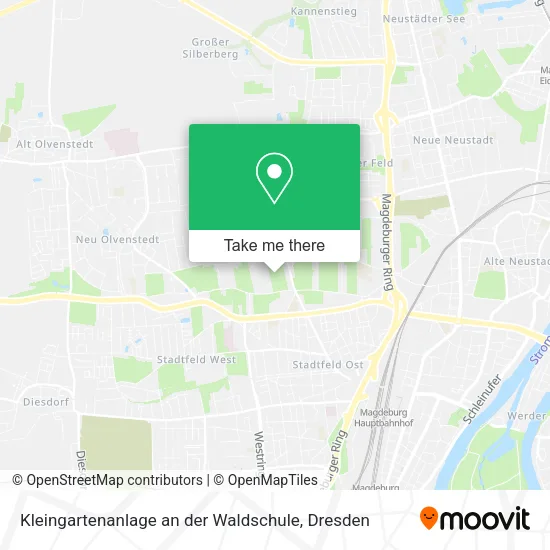 Карта Kleingartenanlage an der Waldschule