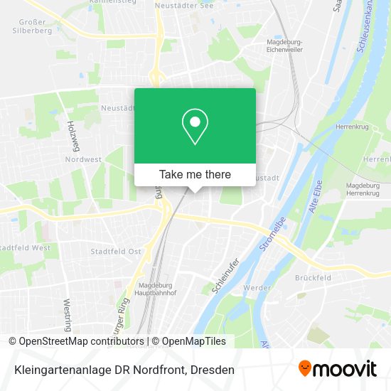 Карта Kleingartenanlage DR Nordfront