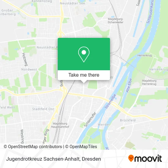 Карта Jugendrotkreuz Sachsen-Anhalt