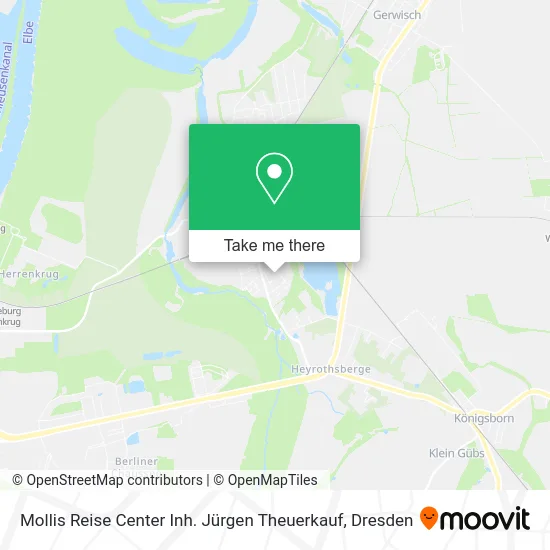 Карта Mollis Reise Center Inh. Jürgen Theuerkauf