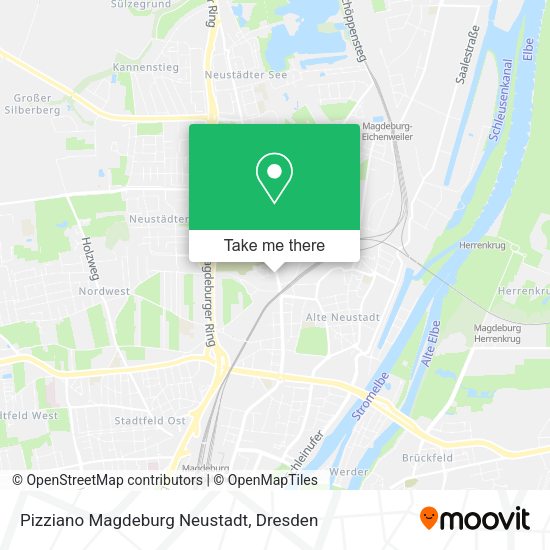 Карта Pizziano Magdeburg Neustadt