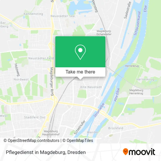 Карта Pflegedienst in Magdeburg