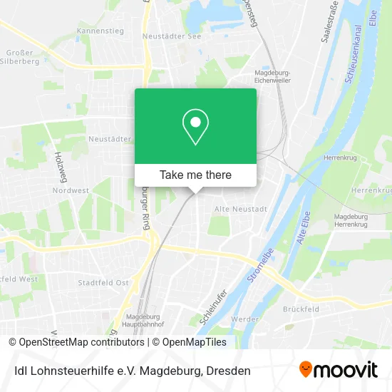Карта Idl Lohnsteuerhilfe e.V. Magdeburg