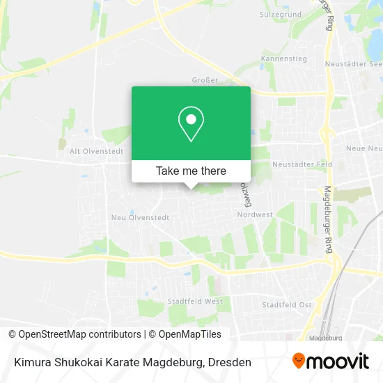 Карта Kimura Shukokai Karate Magdeburg
