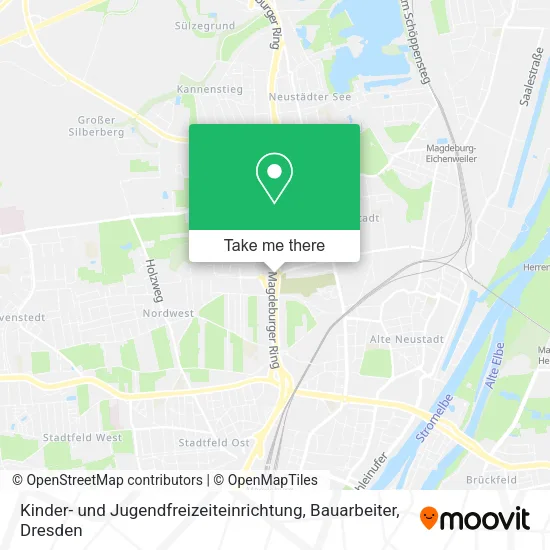 Карта Kinder- und Jugendfreizeiteinrichtung, Bauarbeiter