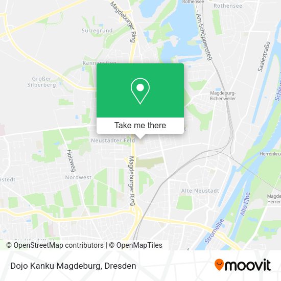 Карта Dojo Kanku Magdeburg