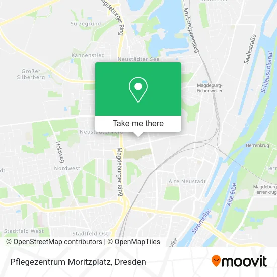 Карта Pflegezentrum Moritzplatz