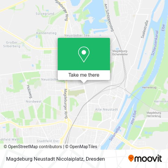 Карта Magdeburg Neustadt Nicolaiplatz