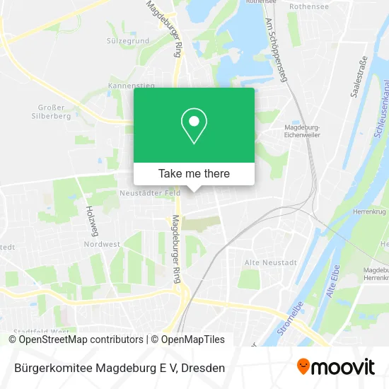 Карта Bürgerkomitee Magdeburg E V