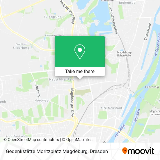 Карта Gedenkstätte Moritzplatz Magdeburg